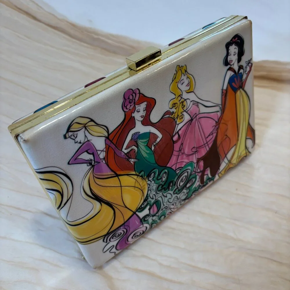 Vintage Licensed‎ Disney Art Nouveau Princess Clutch - *RARE